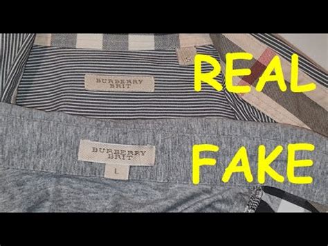 burberry brit shirt original vs fake|is burberry brit genuine.